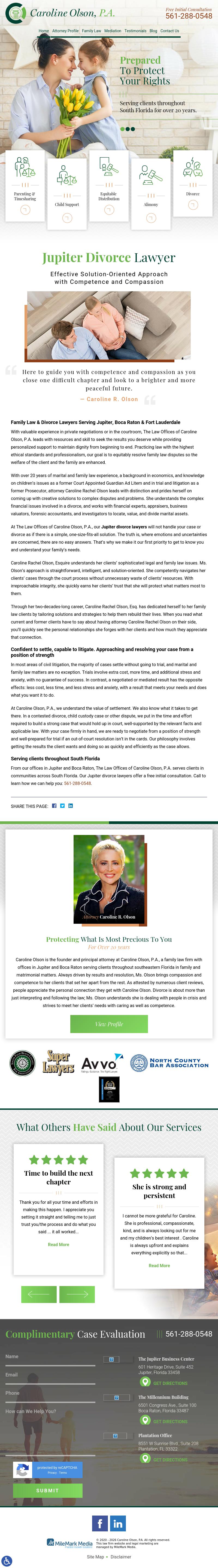 Caroline Olson, P.A.  - Jupiter FL Lawyers