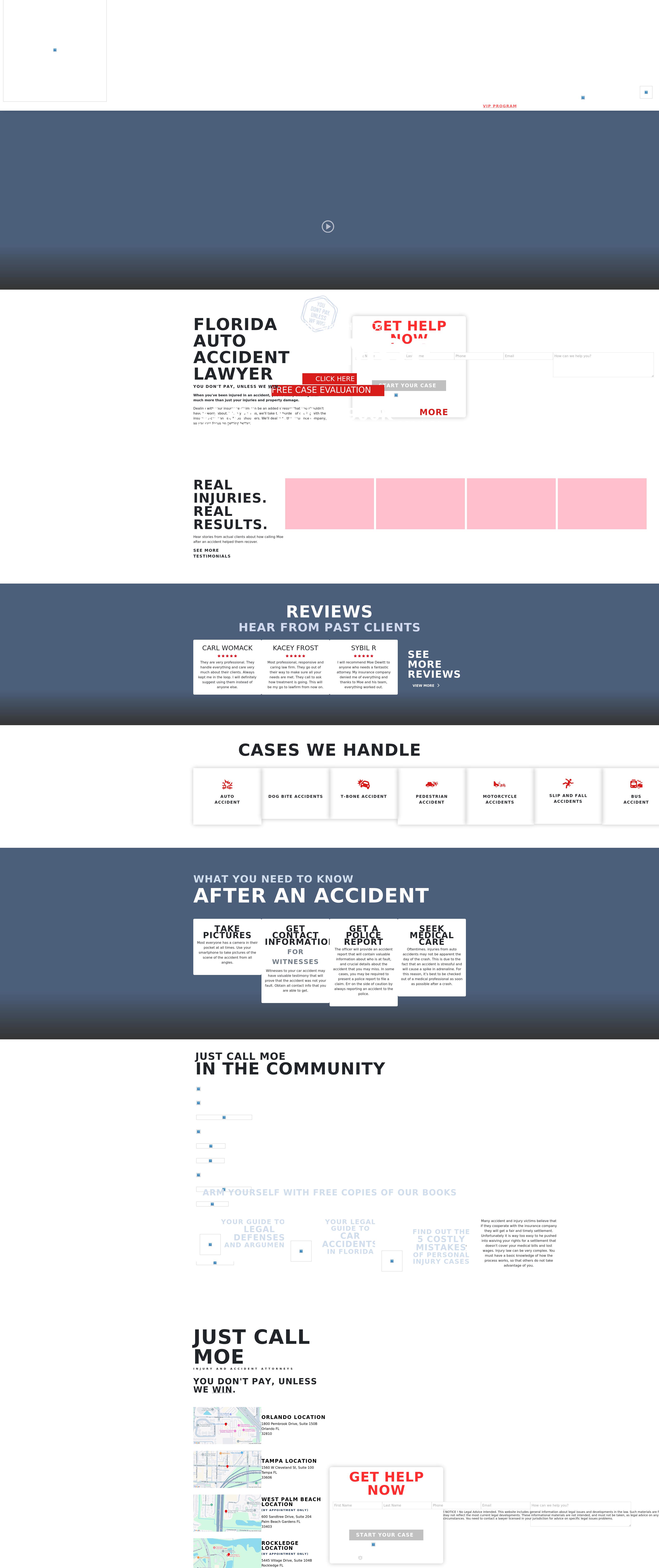 JustCallMoe Injury & Accident Attorneys - Key West FL Lawyers