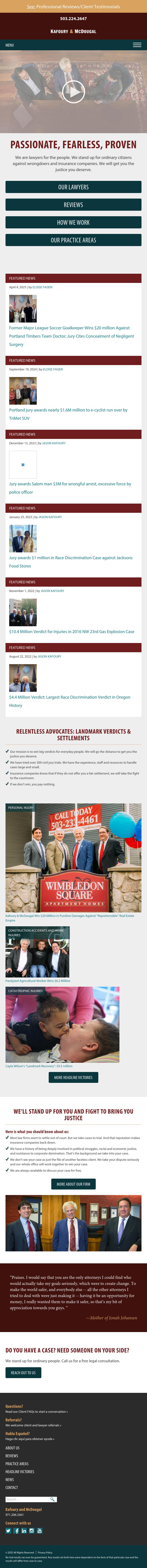 Kafoury & McDougal - Portland OR Lawyers