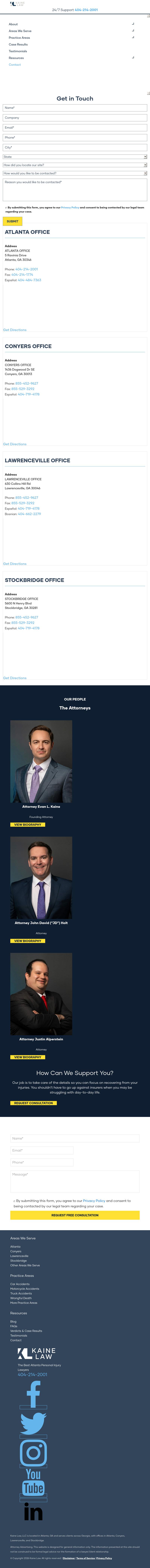 Kaine Law - Conyers GA Lawyers