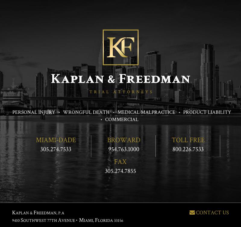 Kaplan & Freedman PA - Miami FL Lawyers