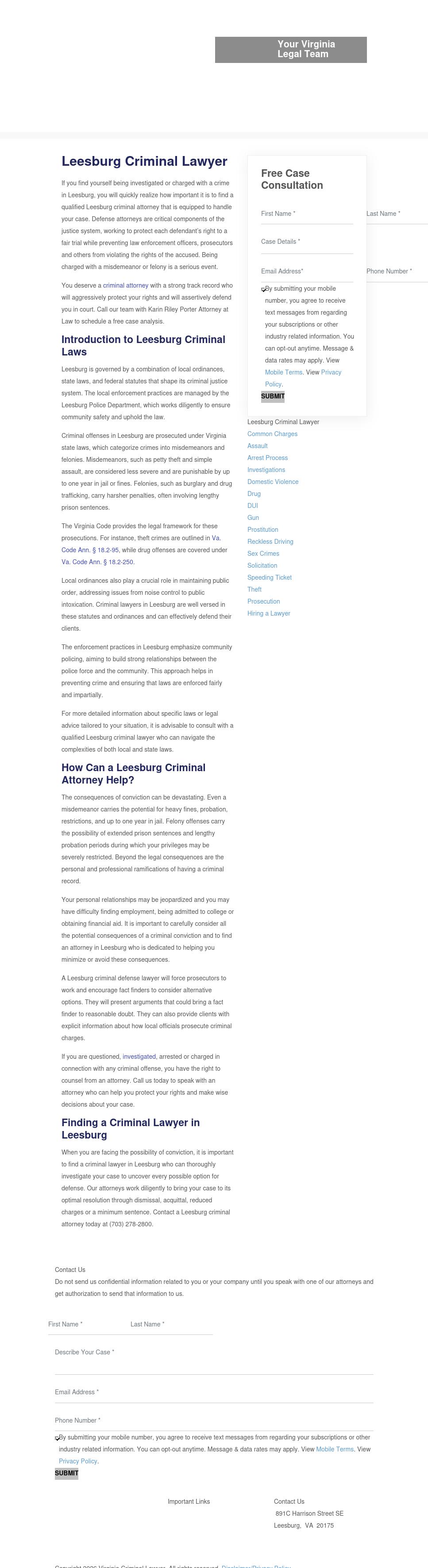 Karin Riley Porter Attorney at Law - Leesburg VA Lawyers