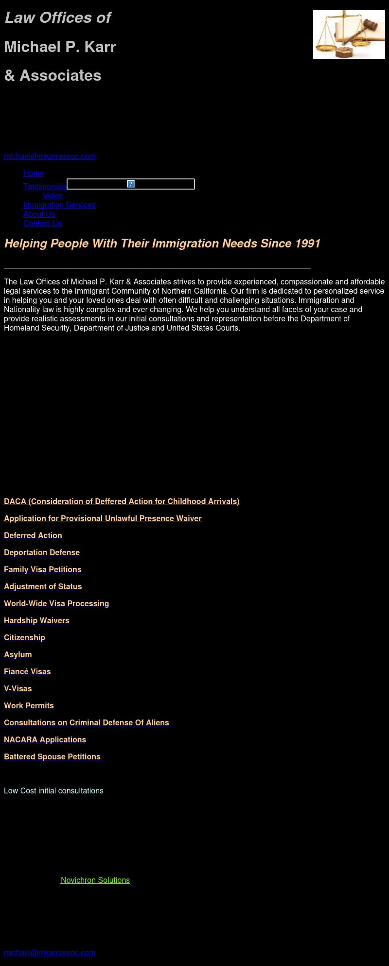 Karr Michael P Attorney At Law - West Sacramento CA Lawyers