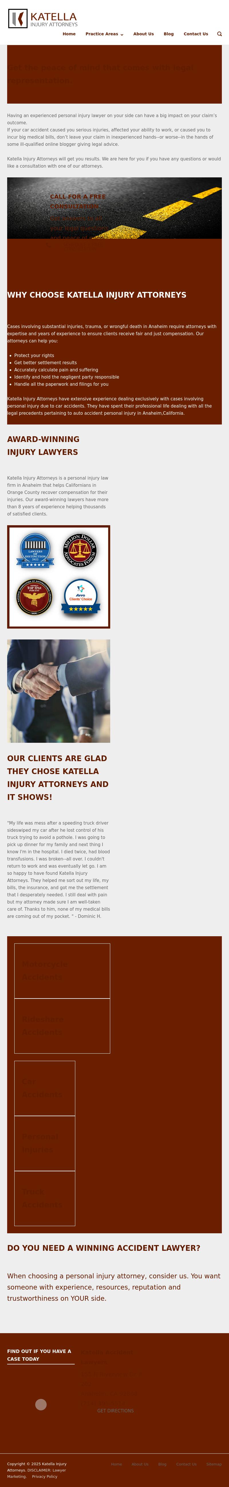 Katella Injury Attorneys - Anaheim, CA, United States CA Lawyers