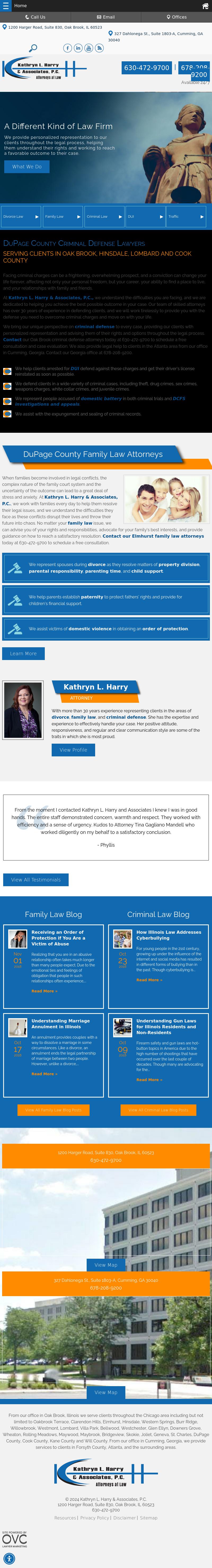 Kathryn L. Harry & Associates, P.C. - Oak Brook IL Lawyers