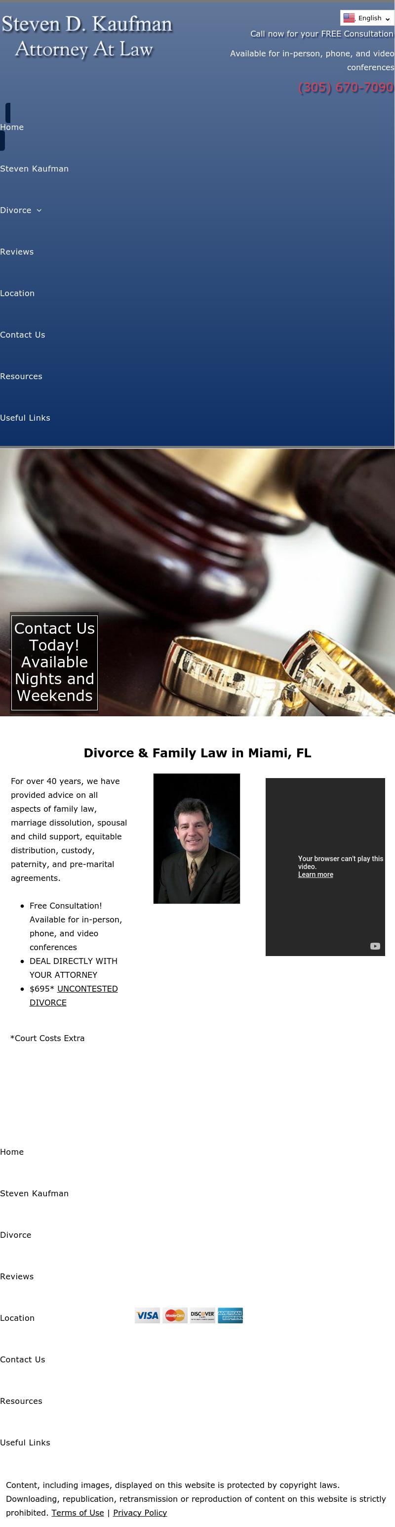 Kaufman, Steven D - Miami FL Lawyers