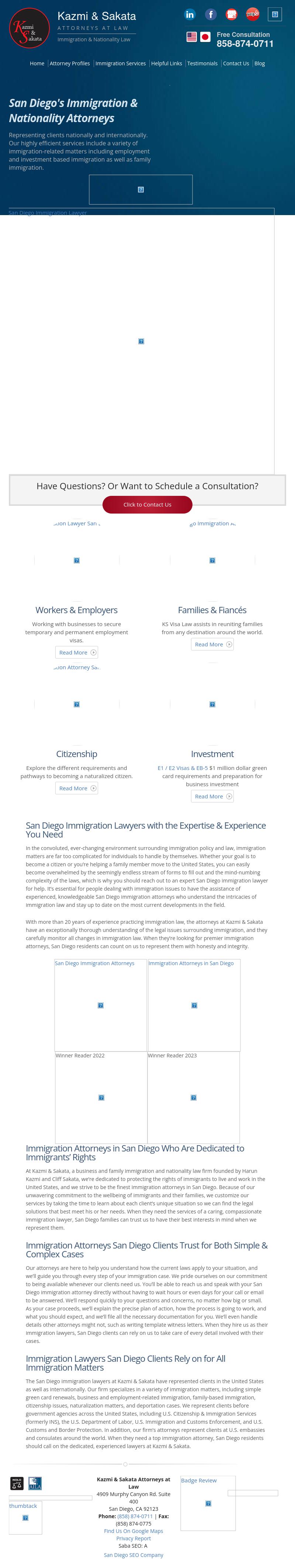 Kazmi & Sakata Attorneys at Law - San Diego CA Lawyers