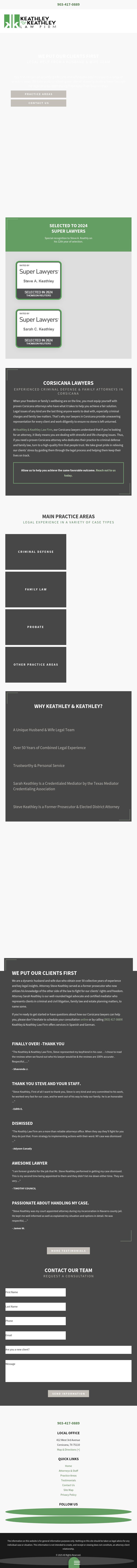 Keathley & Keathley - Corsicana TX Lawyers