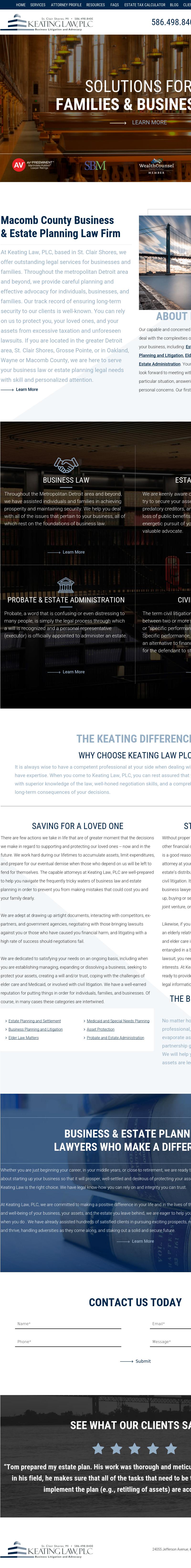 Keating Law, PLC - St. Clair Shores MI Lawyers