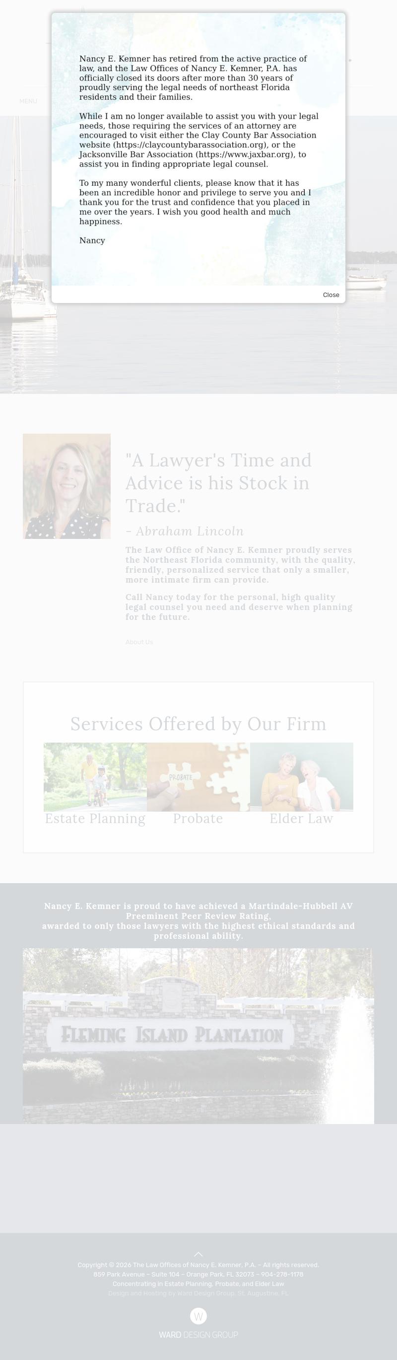 Kemner Nancy Law Offices Of - Fleming Island FL Lawyers