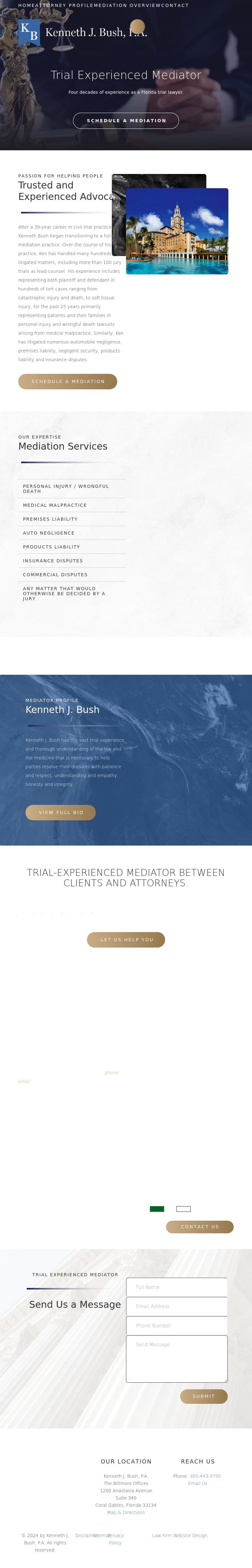 Kenneth J. Bush, P.A. - Coral Gables FL Lawyers