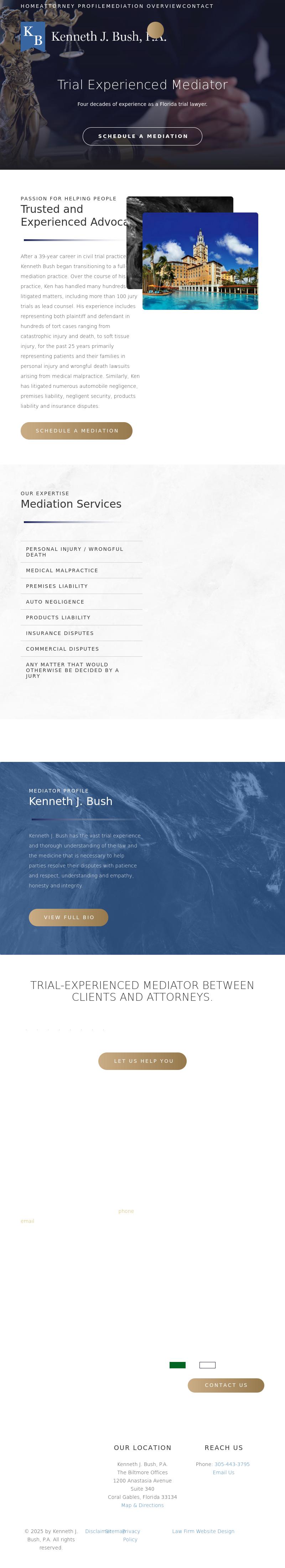 Kenneth J. Bush, P.A. - Coral Gables FL Lawyers