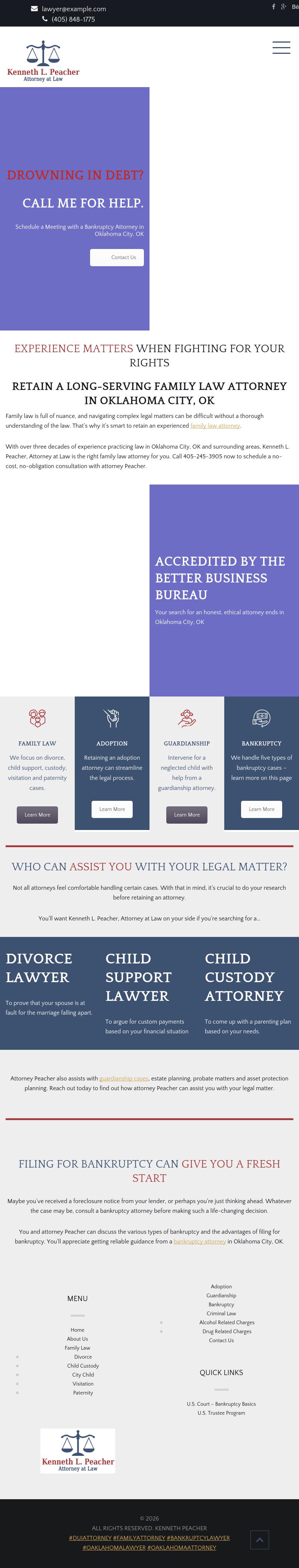 Kenneth L. Peacher, II, Attorney at Law - Oklahoma City OK Lawyers