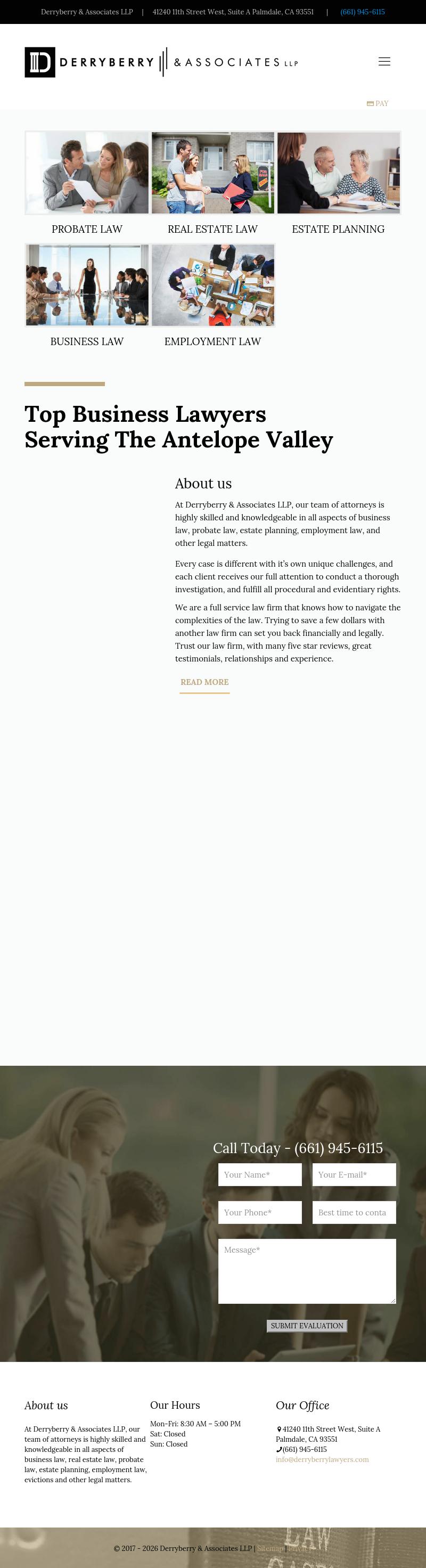 Kestler - Derryberry LLP - Lancaster CA Lawyers