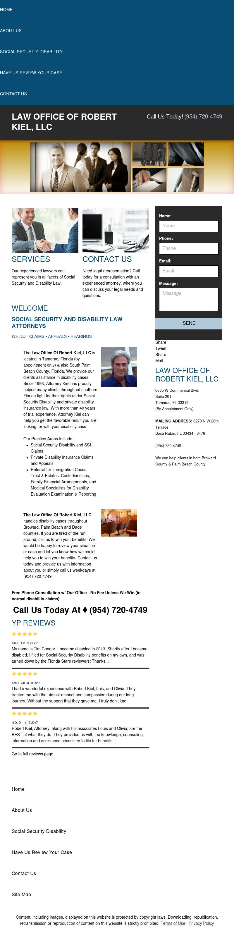 Kiel, Robert Law Office - Fort Lauderdale FL Lawyers