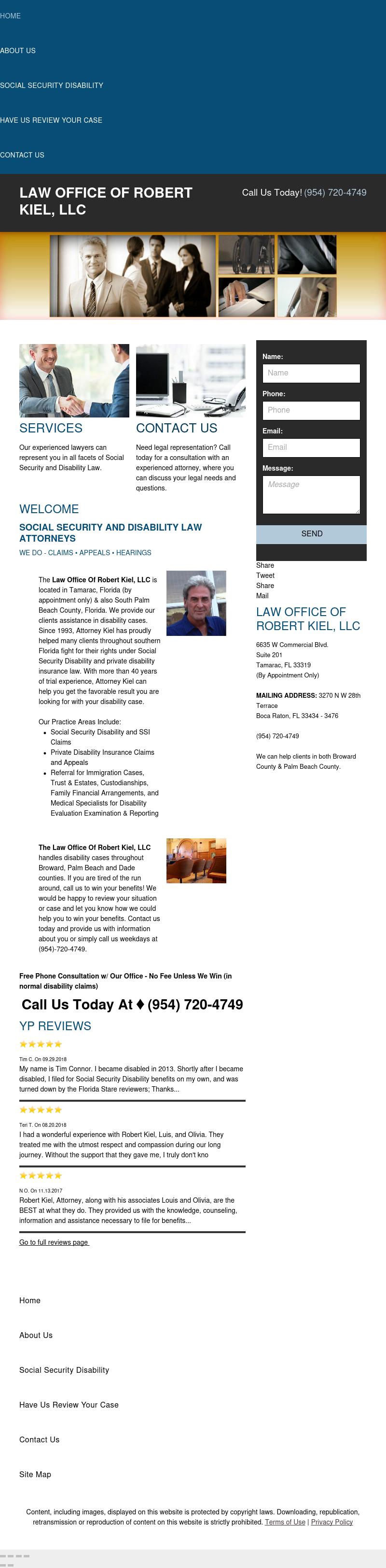 Kiel, Robert Law Office - Fort Lauderdale FL Lawyers