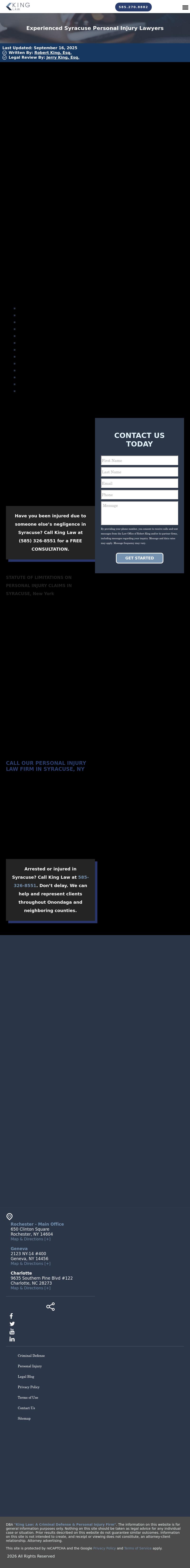 King Law - Syracuse NY Lawyers
