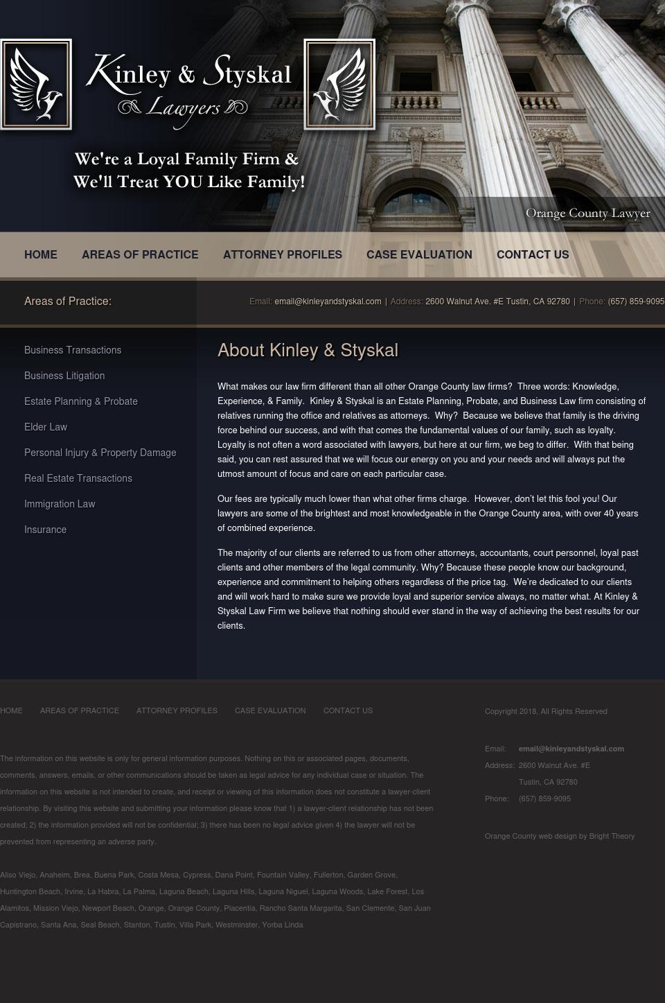 Kinley & Styskal Law Firm - Tustin CA Lawyers