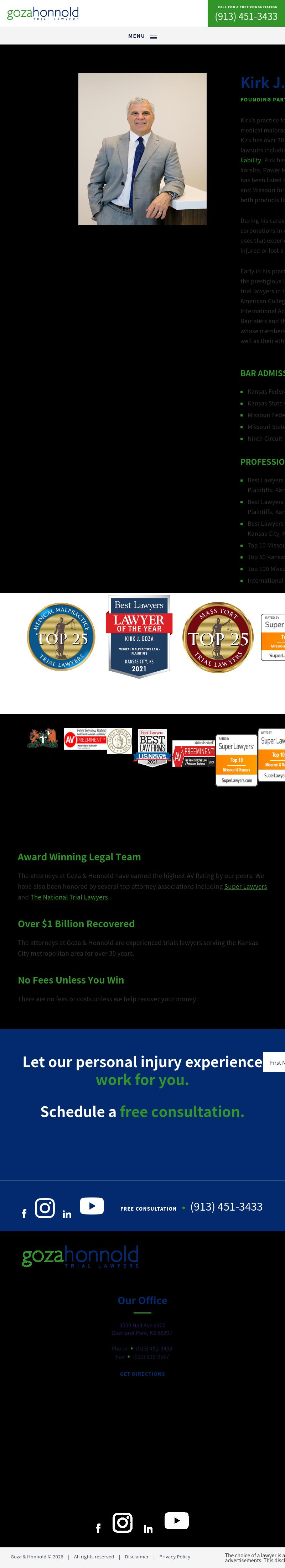 Kirk J. Goza - Overland Park KS Lawyers