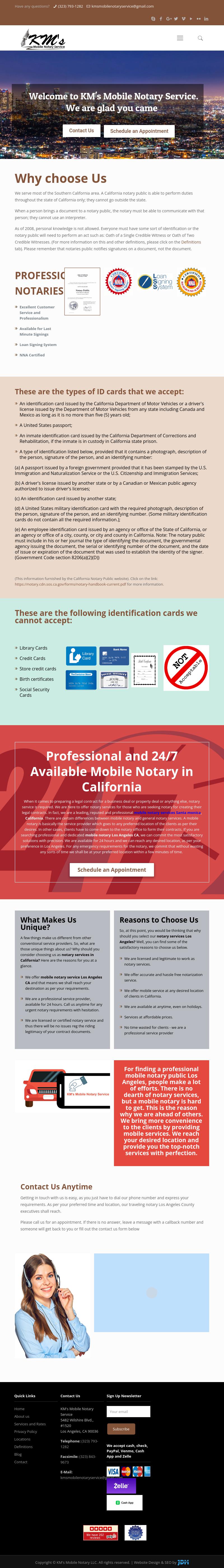  KM's Mobile Notary Services - Los Angeles CA Lawyers