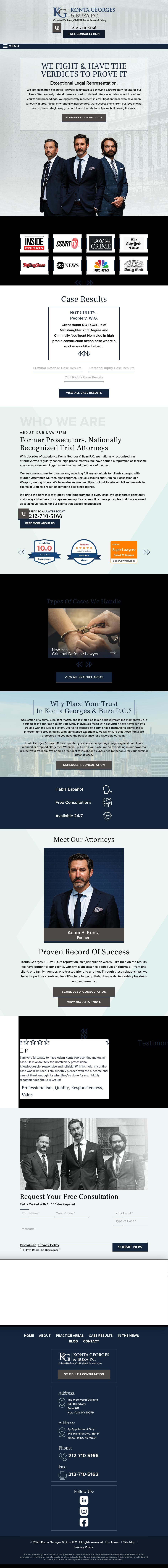 Konta, Georges & Buza, P.C. - New York NY Lawyers