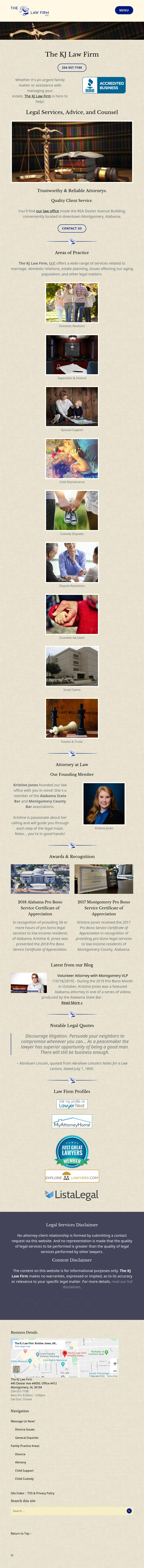 The KJ Law Firm - Montgomery AL Lawyers