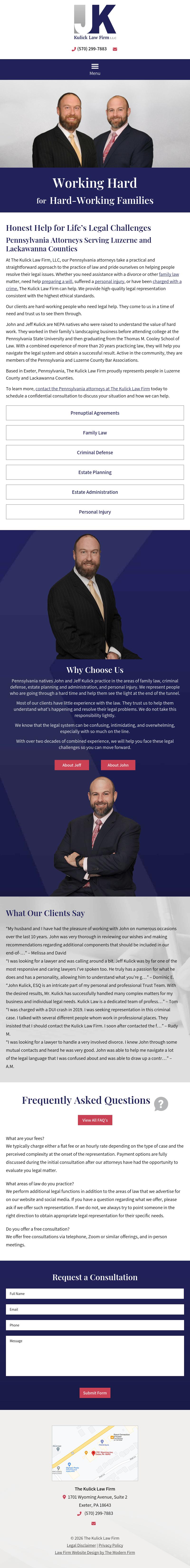 Kulick Law Firm - Exeter PA Lawyers
