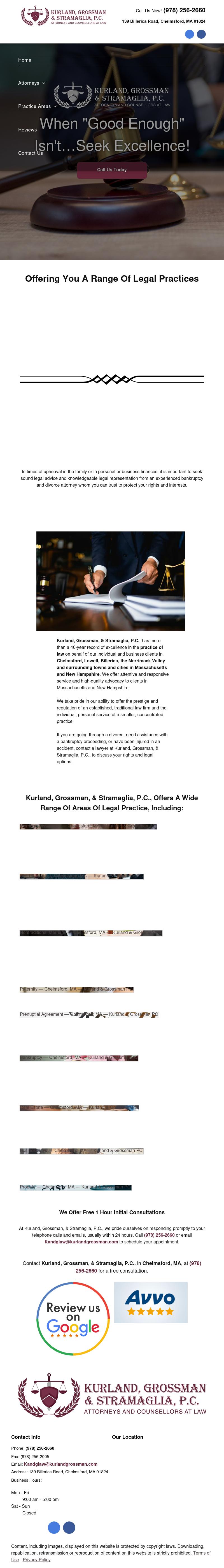 Kurland & Grossman, P.C. - Chelmsford MA Lawyers