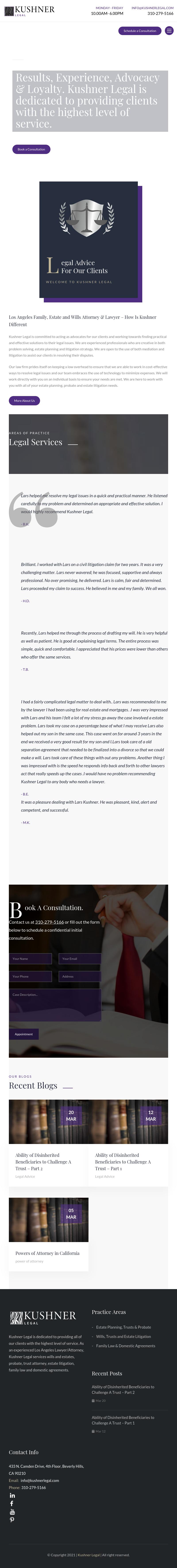 Kushner Legal - Beverly Hills CA Lawyers