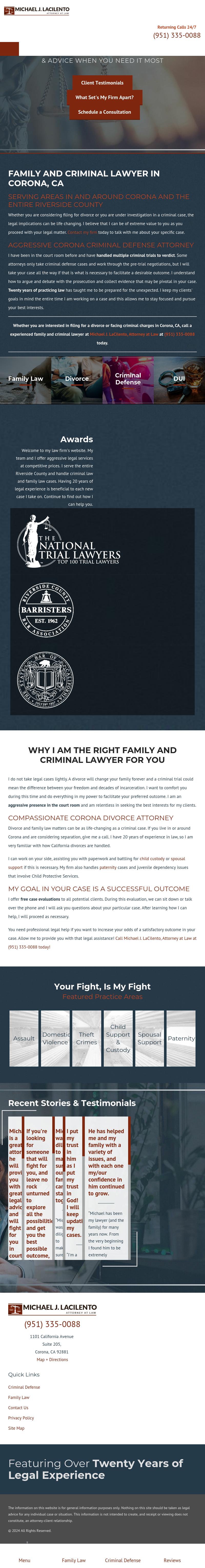 La Cilento Michael Attorney At Law - Corona CA Lawyers