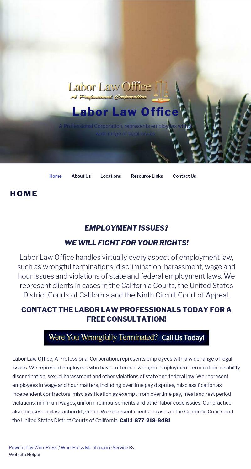 Labor Law Office, a Professional Corporation - Chico CA Lawyers