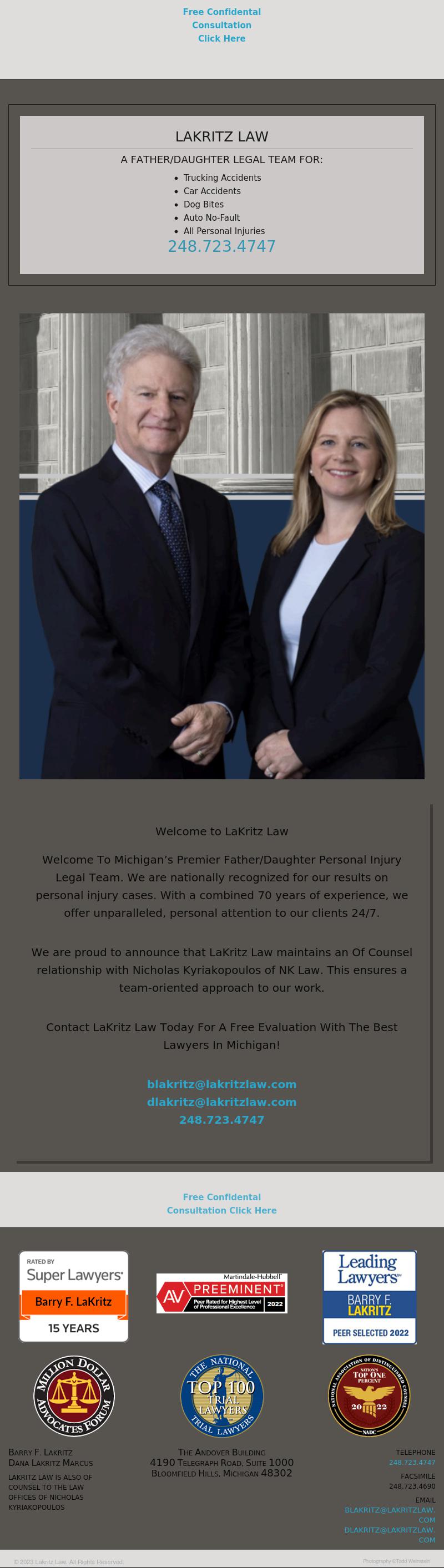 LaKritz Barry PC - Bloomfield Hills MI Lawyers