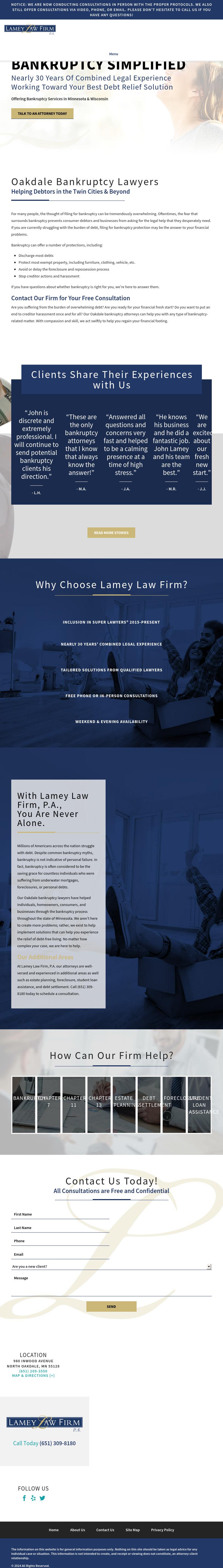 Lamey Law Firm - Oakdale MN Lawyers