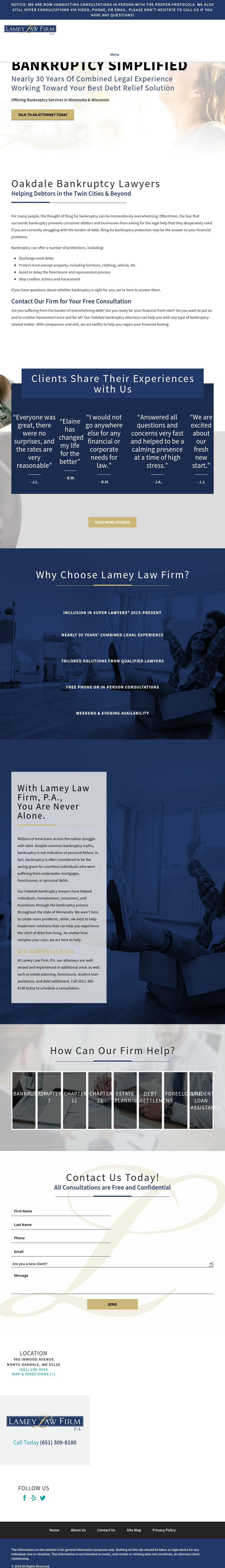 Lamey Law Firm - Oakdale MN Lawyers