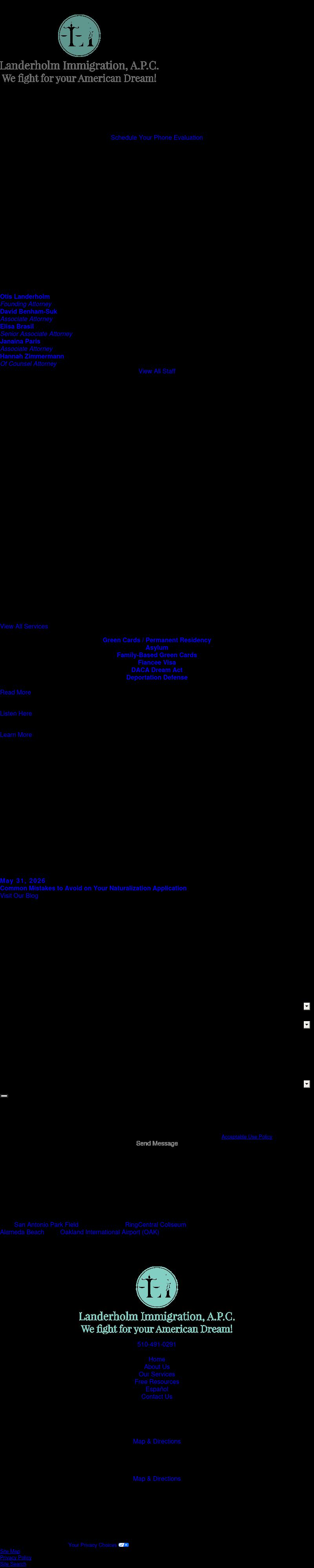 Landerholm Immigration, A.P.C. - Sacramento, CA Lawyers