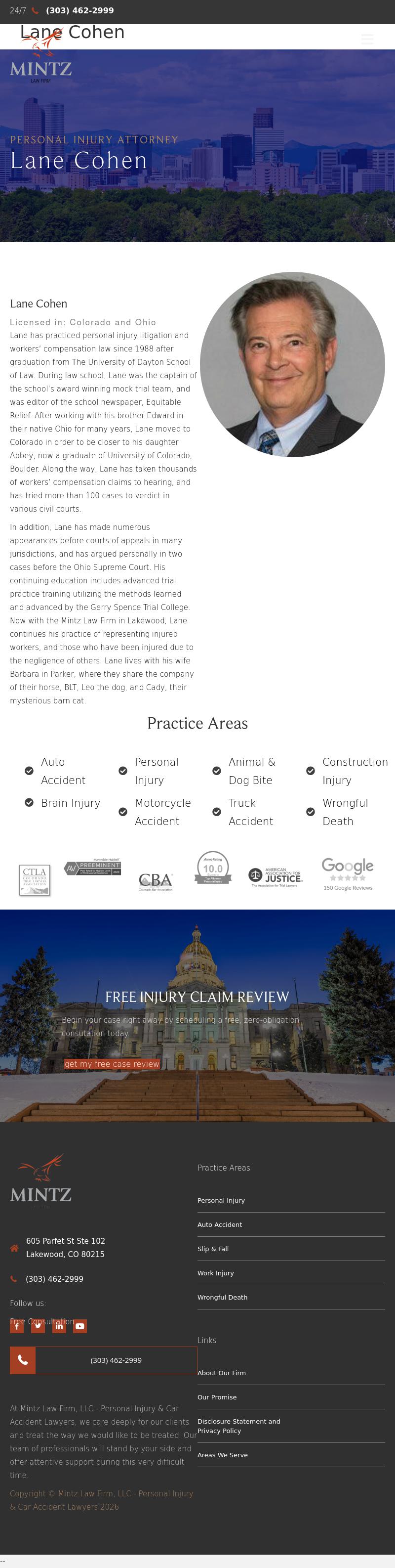 Lane Cohen - Lakewood CO Lawyers