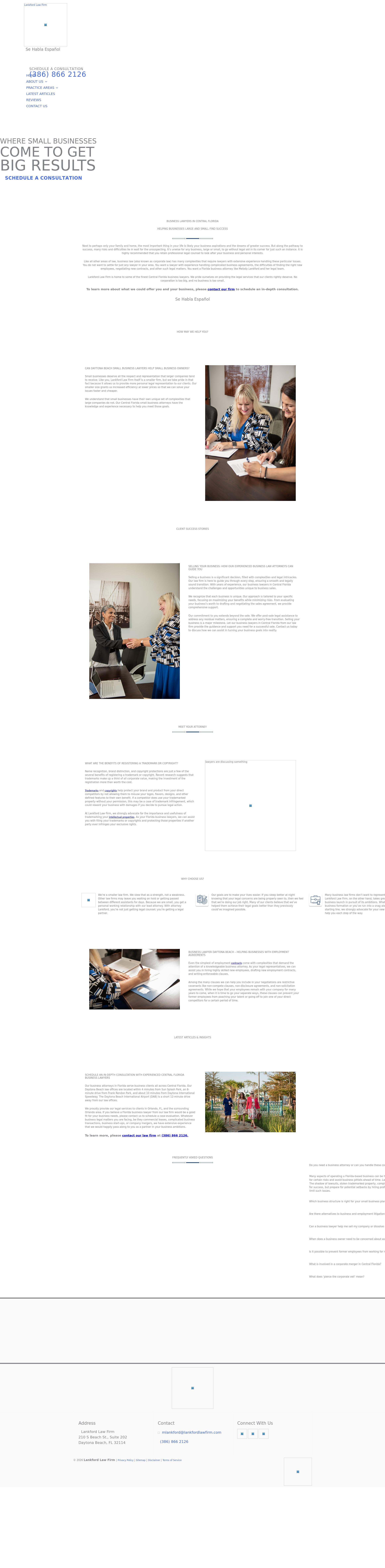 Lankford Law Firm - Daytona Beach FL Lawyers