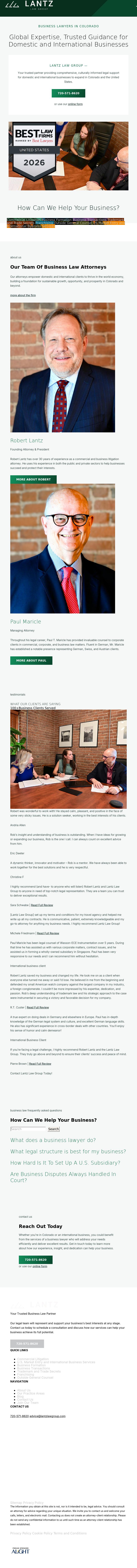 Lantz Law Group - Denver CO Lawyers