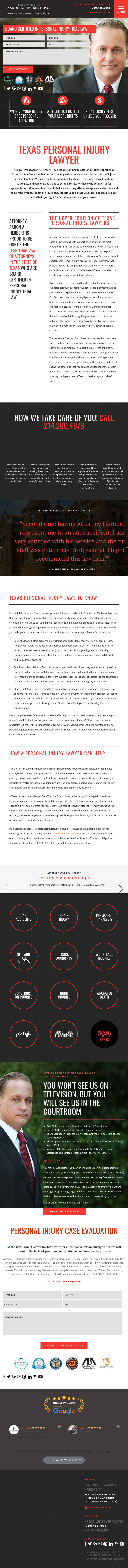 Law Firm of Aaron A. Herbert, P.C. - Fort Worth TX Lawyers