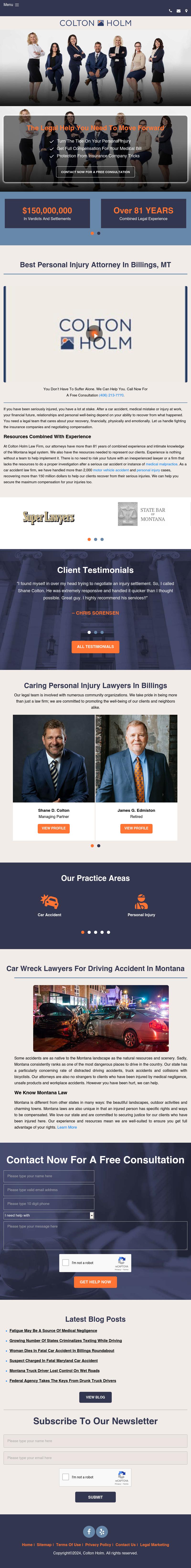 Law Firm of Edmiston & Colton - Billings MT Lawyers