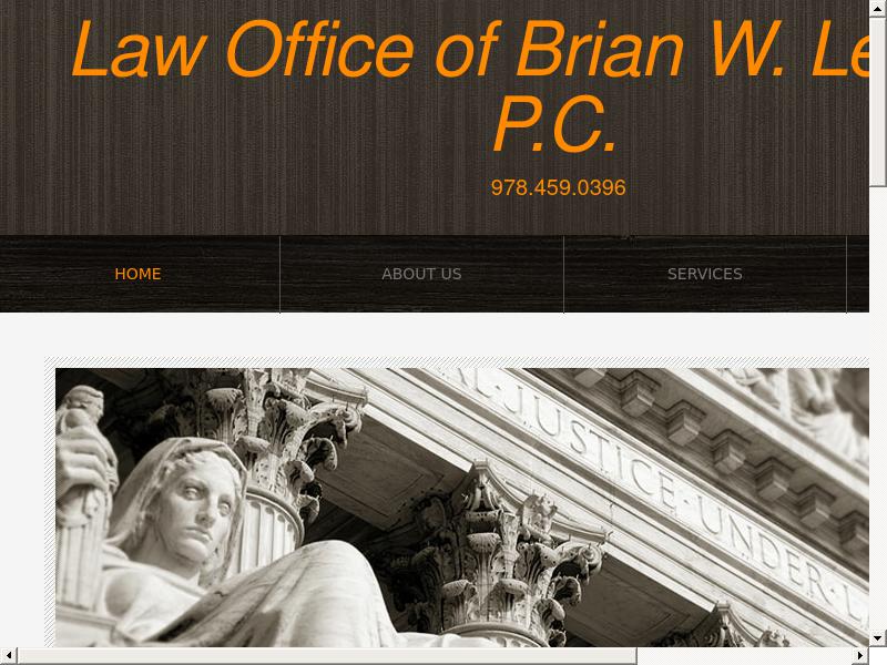 Law Office of Brian W. Leahey, P.C. - Lowell MA Lawyers