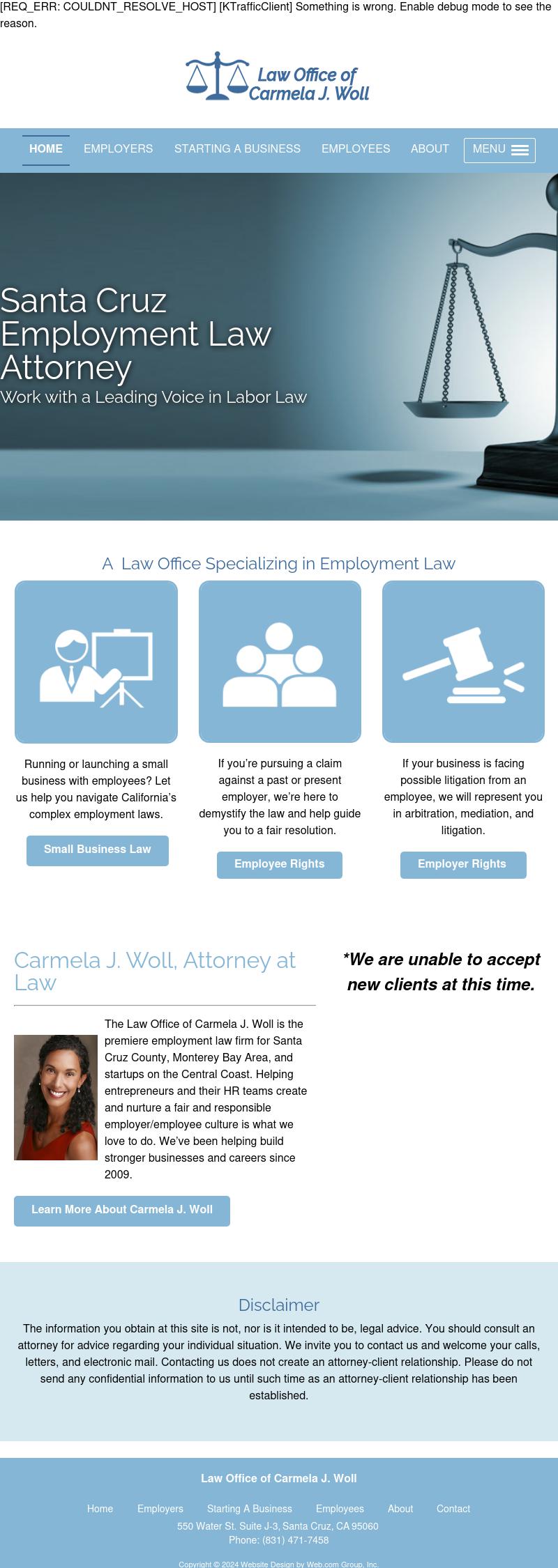 Law Office of Carmela J. Woll - Santa Cruz CA Lawyers