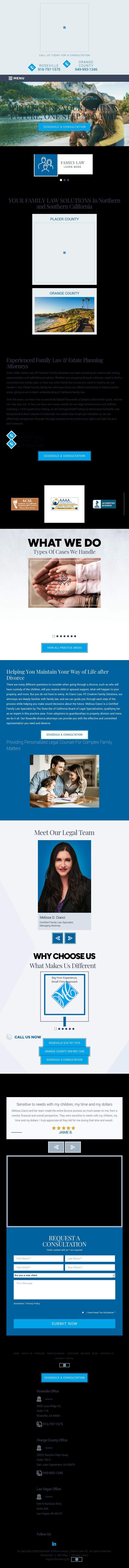 Law Office of Cecil & Cianci, PC - Roseville CA Lawyers