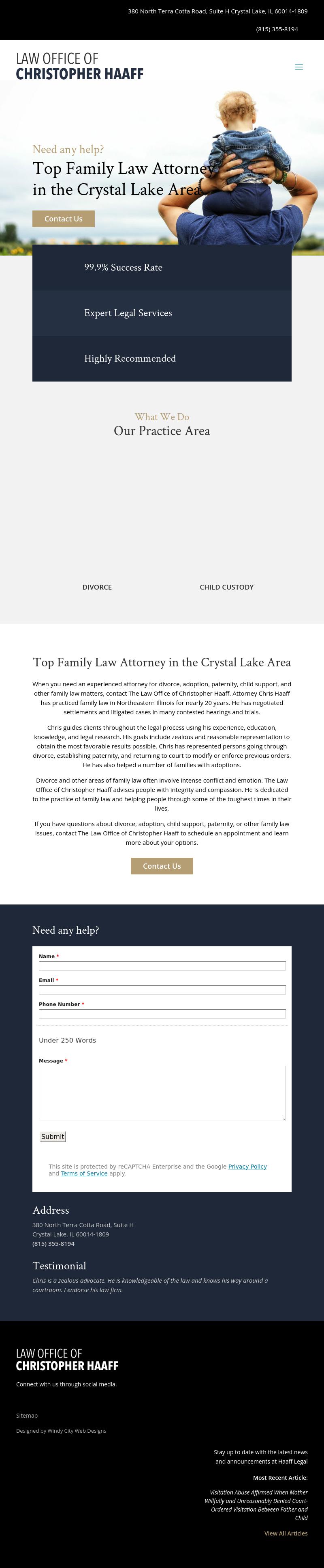 Law Office of Christopher Haaff - Crystal Lake IL Lawyers