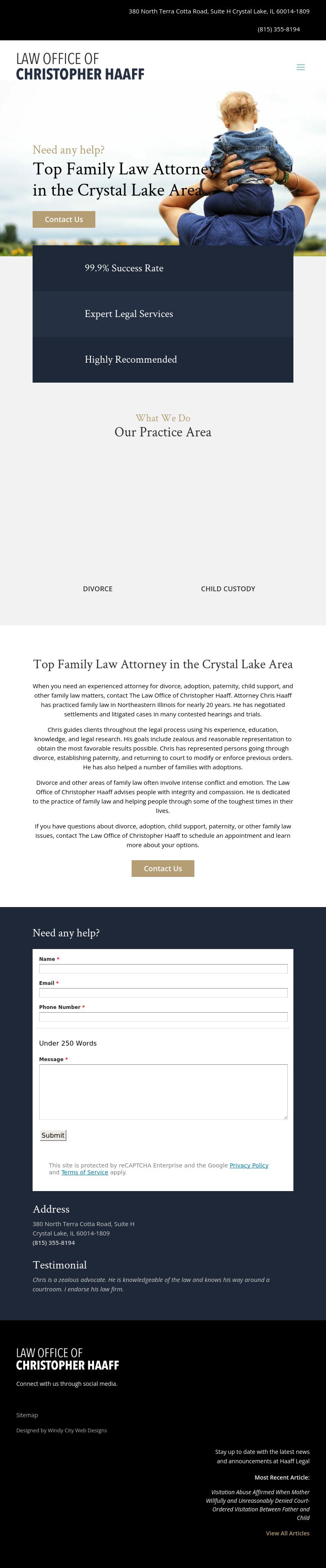 Law Office of Christopher Haaff - Crystal Lake IL Lawyers