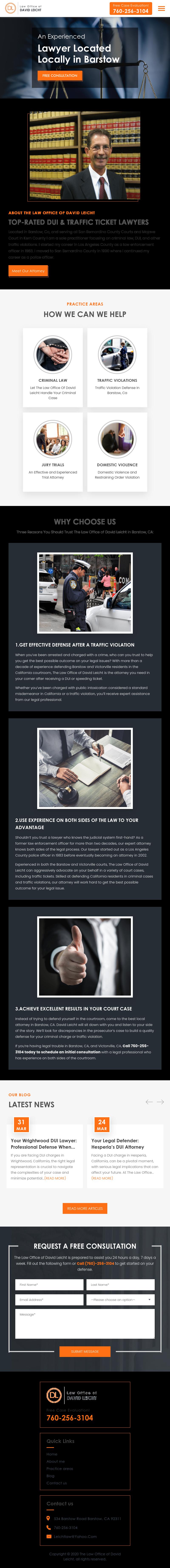 Law Office of David Leicht - Barstow CA Lawyers