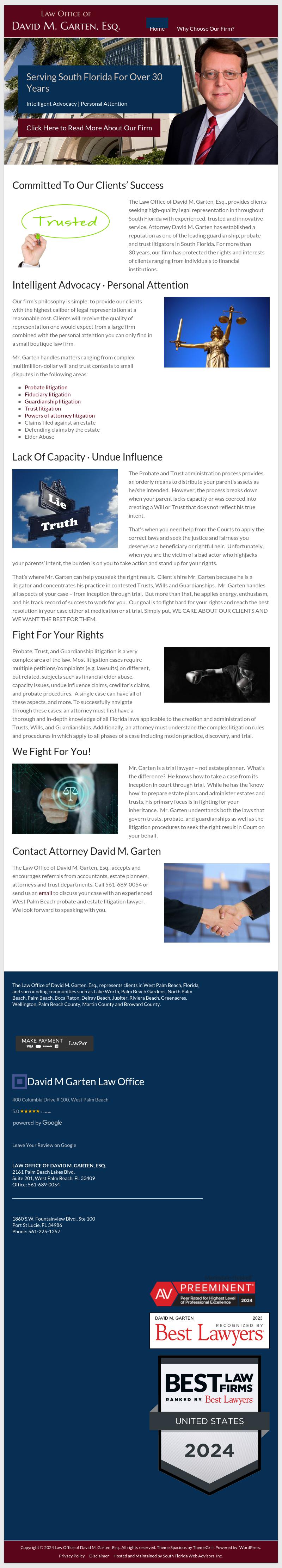 Law Office of David M. Garten, Esq. - West Palm Beach FL Lawyers