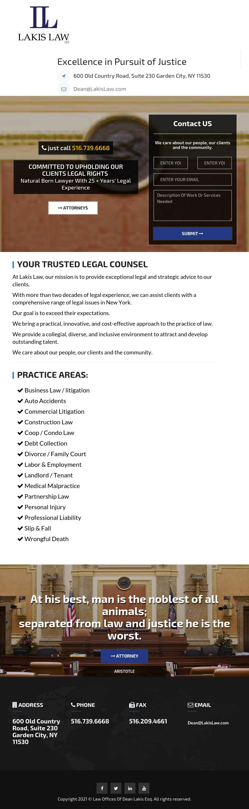 Law Office of Dean Lakis - Roslyn Heights NY Lawyers