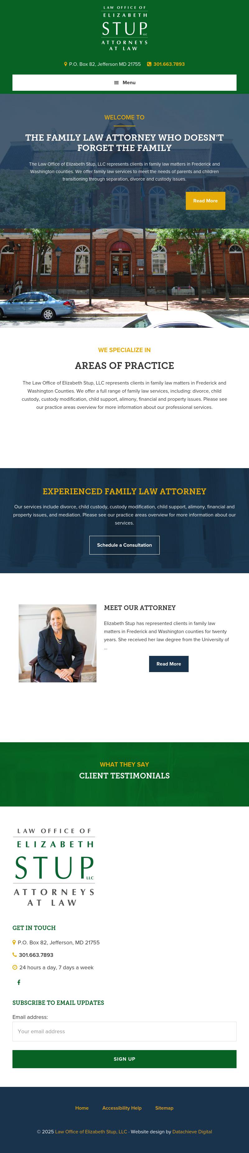 Law Office of Elizabeth Stup, LLC - Frederick MD Lawyers