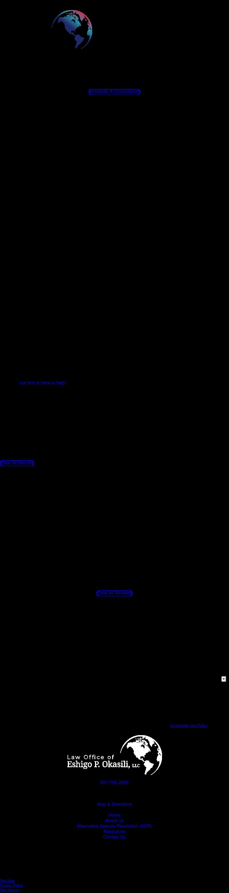 Law Office of Eshigo P. Okasili, LLC - Silver Spring MD Lawyers